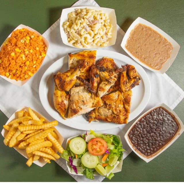 Pollo entero 8pc Combo.