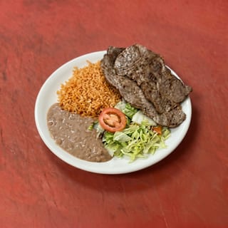 Carne asada plate